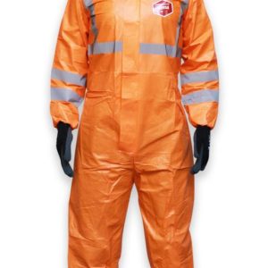 Buzo desechable naranja