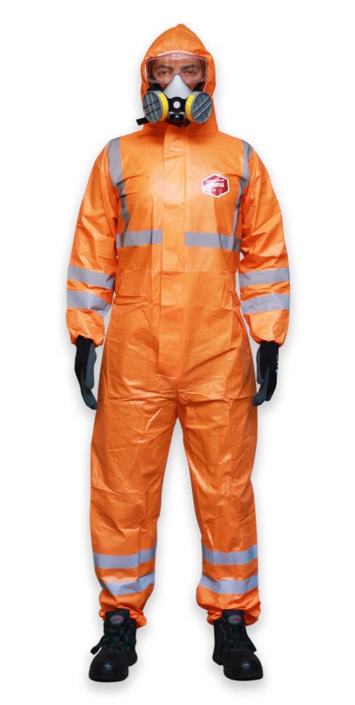 Buzo desechable naranja